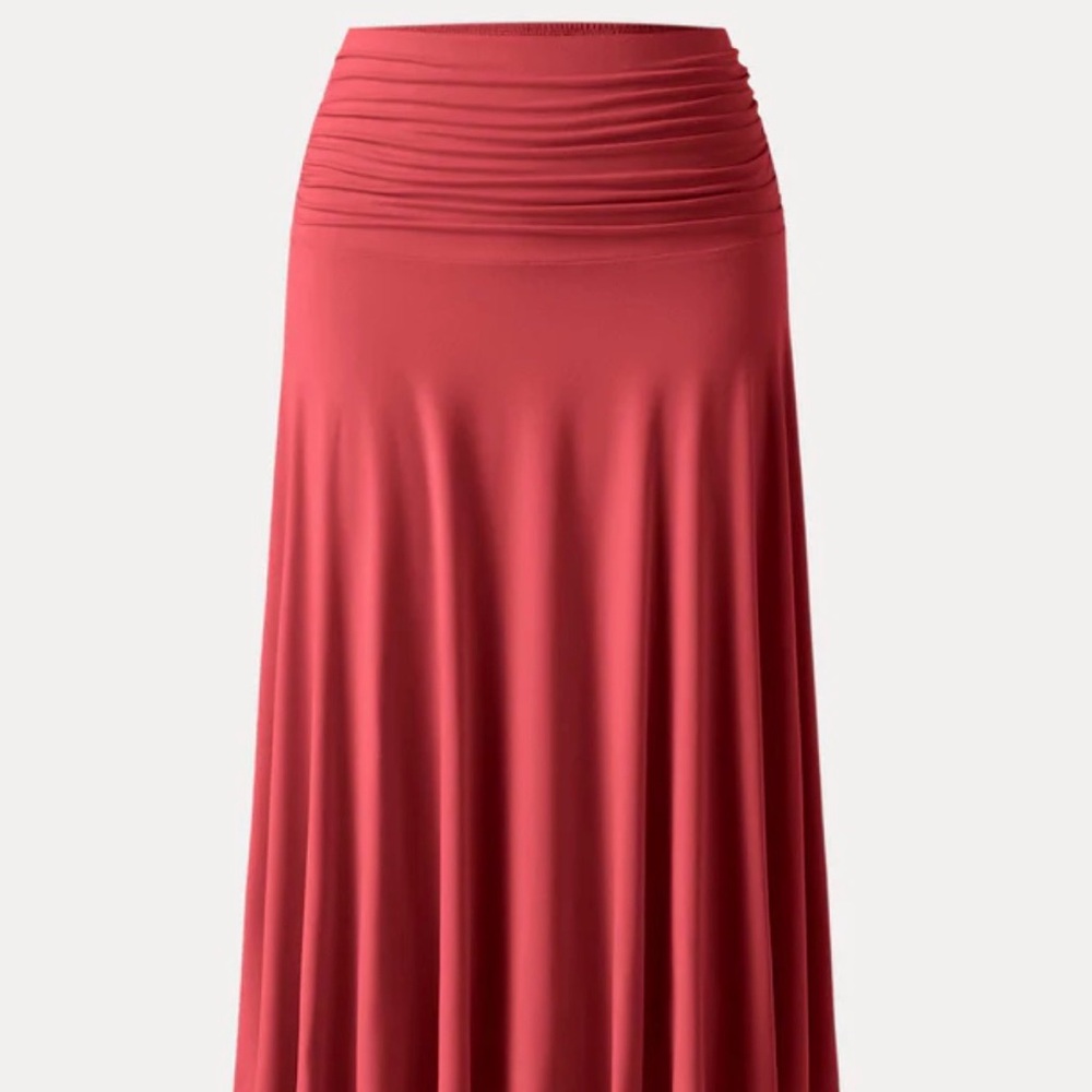 OGL Red Flowy Skirt Small